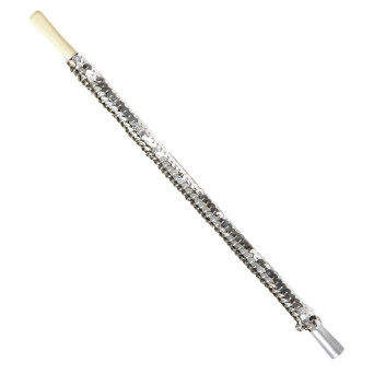 Boquilla de 30 Centímetros de color Plata con Lentejuelas