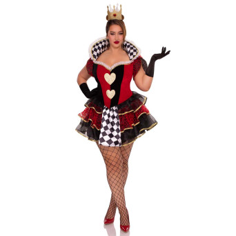 Disfraz de Reina de Corazones para Adulto