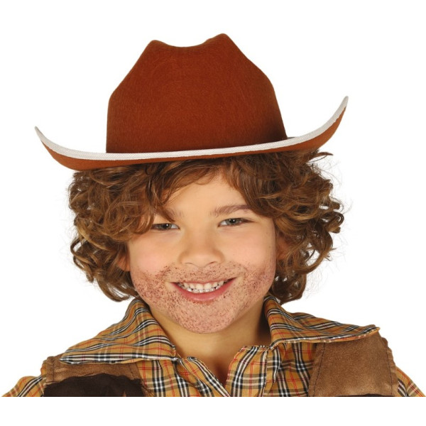 Sombrero de Vaquero de color Marrón Infantil