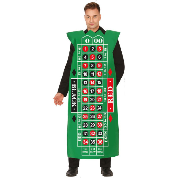 Disfraz de Tapete de Ruleta para Adulto