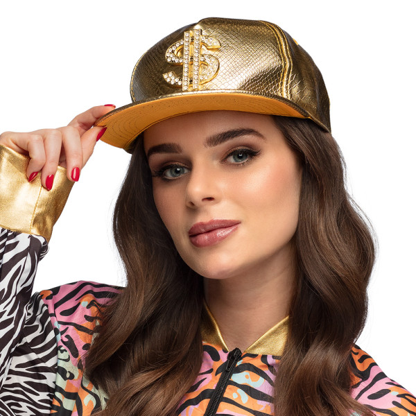 Gorra de Dólar de color Oro para Adulto