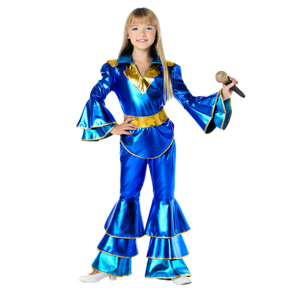 Disfraz de Reina del Baile de color Azul para Adulto