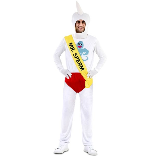 Disfraz de Mr Sperm para Adulto