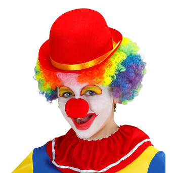 Bombín de color Rojo Infantil