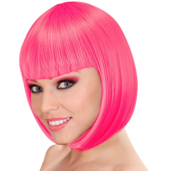 Peluca Rosa Cálido de Lou Lou para Adulto