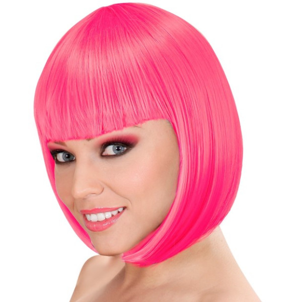 Peluca Rosa Cálido de Lou Lou para Adulto