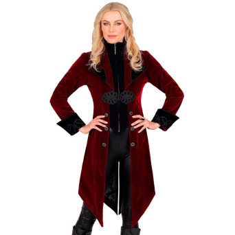 Abrigo de Gótico de color Burdeos para Adulto