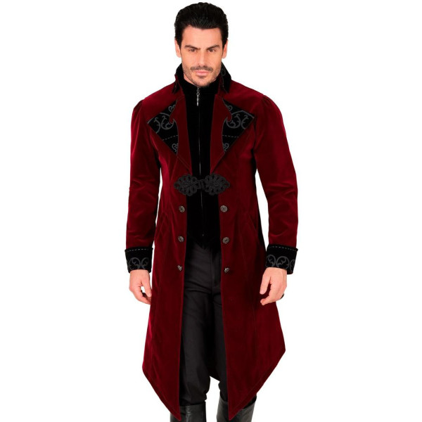 Abrigo de Gótico de color Burdeos para Adulto