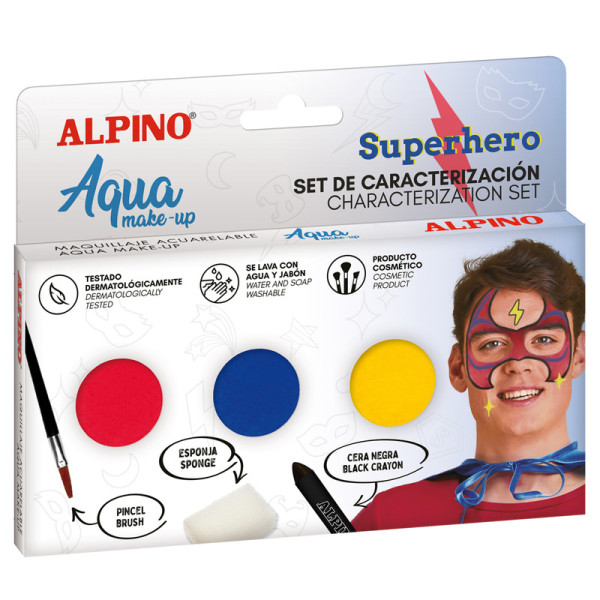 Kit de Maquillaje de Superhéroe de Alpino