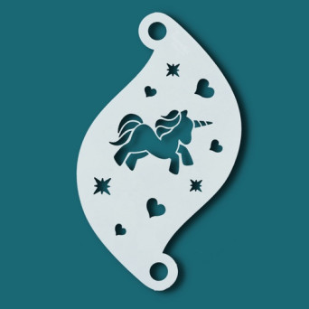 Plantilla de Unicornio para Pintacaras de Superstar