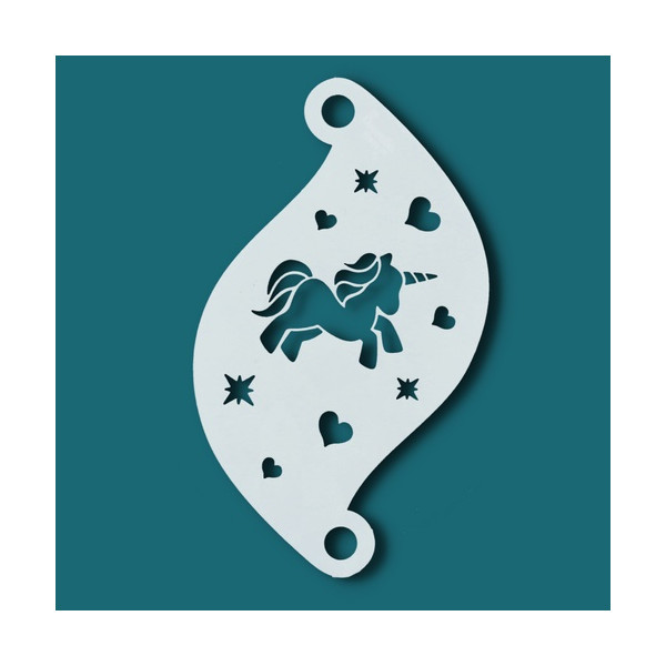 Plantilla de Unicornio para Pintacaras de Superstar