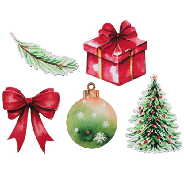 Confeti de Navidad 10 Unidades de 5 Centímetros