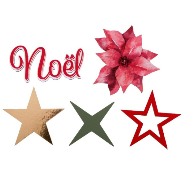 Confeti de Navidad 10 Unidades de 5 Centímetros
