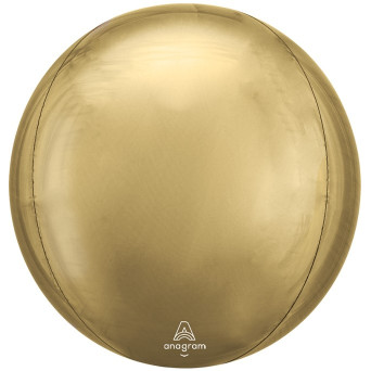 Globo Orbz de 53 Centímetros de color Oro Blanco