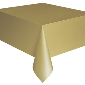 Mantel de color Oro de 1,37 x 2,74 Metros