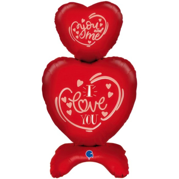 Globo Airloonz de Corazón I Love You de 38 x 68 x 23 Centímetros