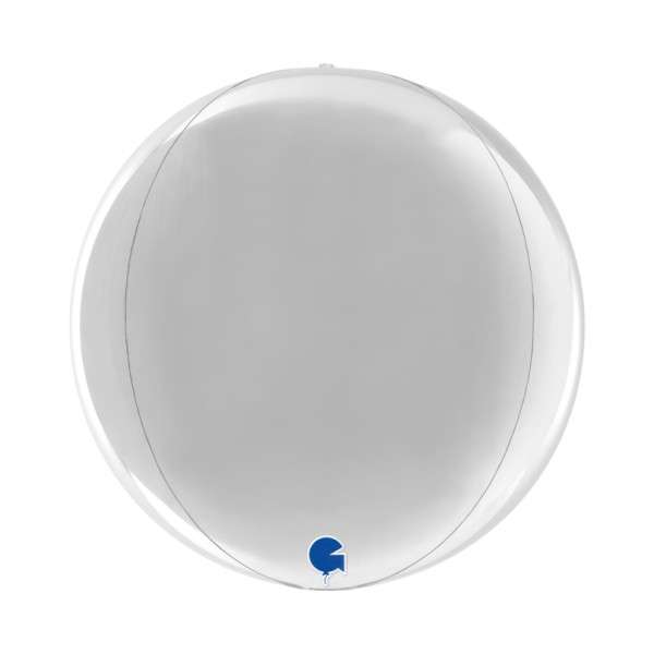 Globo Orbz de 38 Centímetros de color Plata