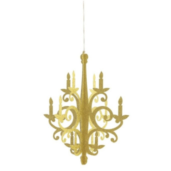 Candelabro de color Oro