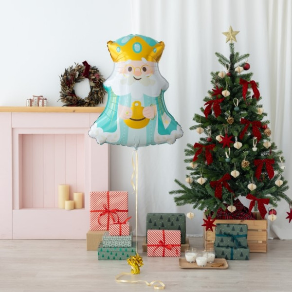 Globo Foil de Rey Mago Melchor de 89 x 70 Centímetros