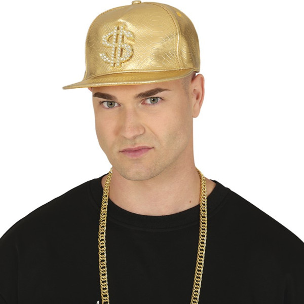 Gorra de Dólar de color Oro para Adulto