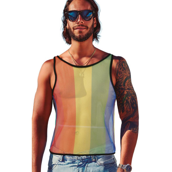 Camiseta de Rejilla Rainbow para Adulto