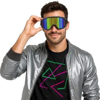 Gafas de Esquiador de color Negro para Adulto