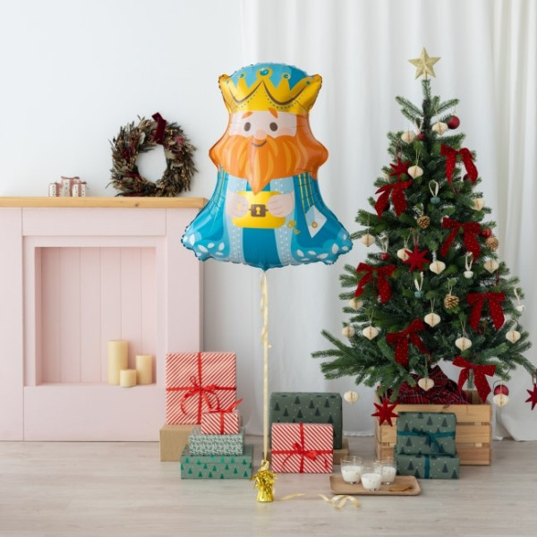 Globo Foil de Rey Mago Melchor de 89 x 70 Centímetros