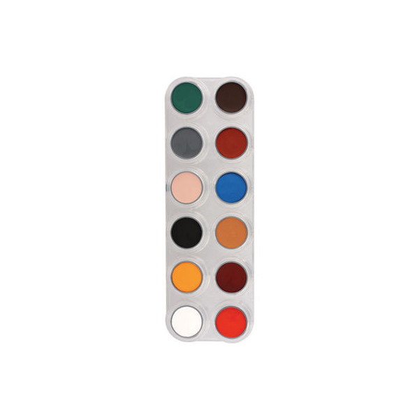 Paleta de Maquillaje en Crema B12 de 12 Colores de Grimas