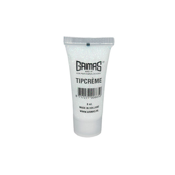 Purpurina en Gel Tipcreme de 8 Mililitros de color Blanco y Lila de Grimas