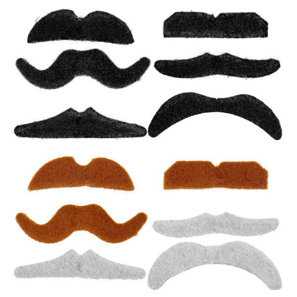 Bigote de Fiesta 12 Unidades