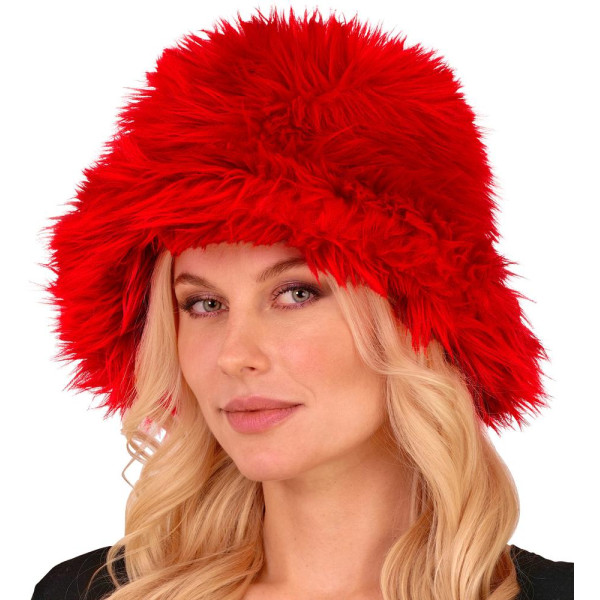 Gorro de Pescador de color Rojo para Adulto