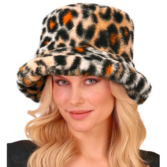 Gorro de Pescador de Leopardo para Adulto