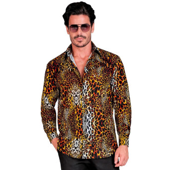 Camisa de Leopardo para Adulto