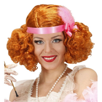 Peluca de Charlestón de los años 20´s para Adulto