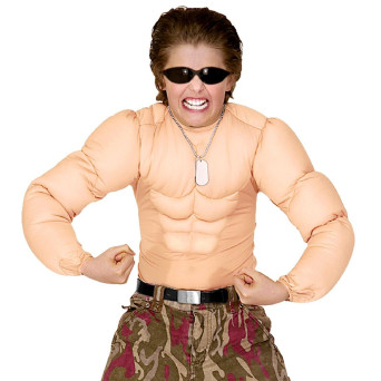 Camiseta de Super Músculos Infantil