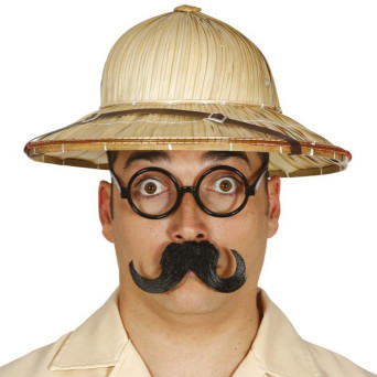 Sombrero Salacot de Paja para Adulto