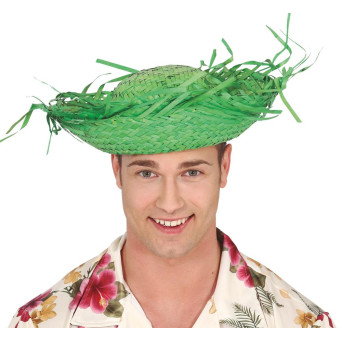 Sombrero de Espantapájaros de color Verde para Adulto