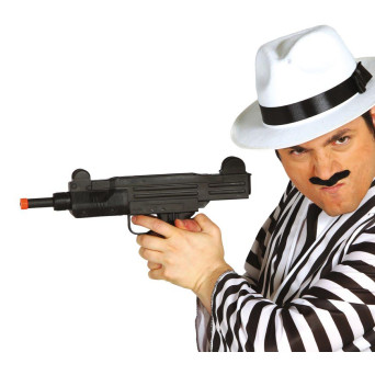 Subfusil Uzi de color Negro de 38 Centímetros