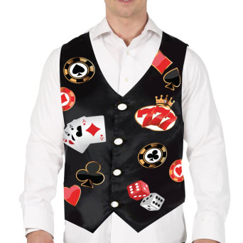 Chaleco de Póker para Adulto