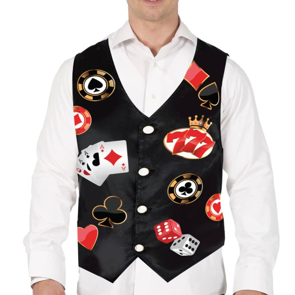 Chaleco de Póker para Adulto