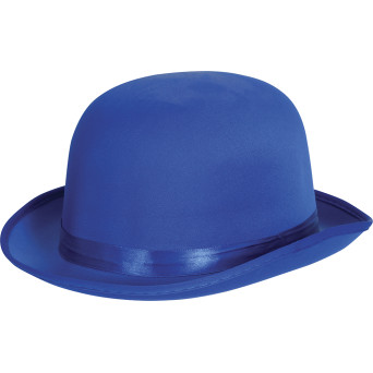 Bombín de color Azul para Adulto