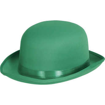 Bombín de color Verde para Adulto