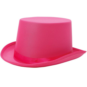 Chistera de color Rosa para Adulto