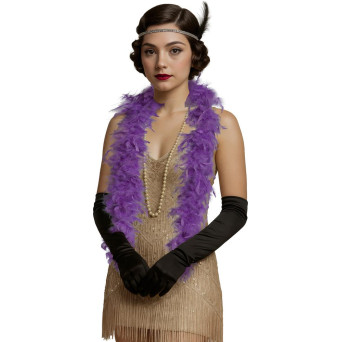 Boa de Plumas de color Lila de 80 Gramos