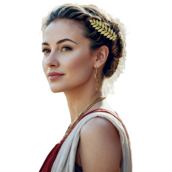 Pinza de Laurel de color Oro para Adulto