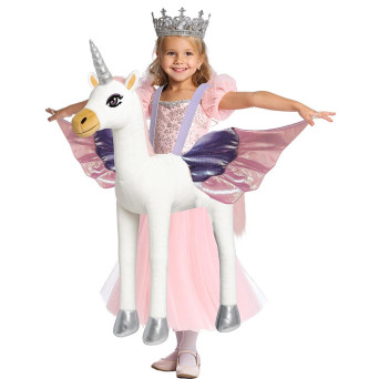 Disfraz de Princesa Montada en Unicornio Infantil
