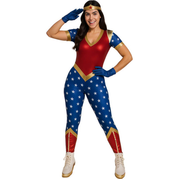 Disfraz de Heroína Estrella para Adulto