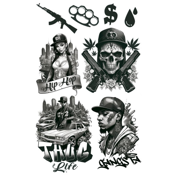 Tatuaje de Thug Life