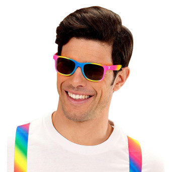 Gafas de Rainbow Neón para Adulto
