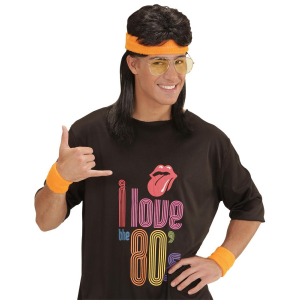 Set de Bandas Elásticas de color Naranja Neón para Adulto